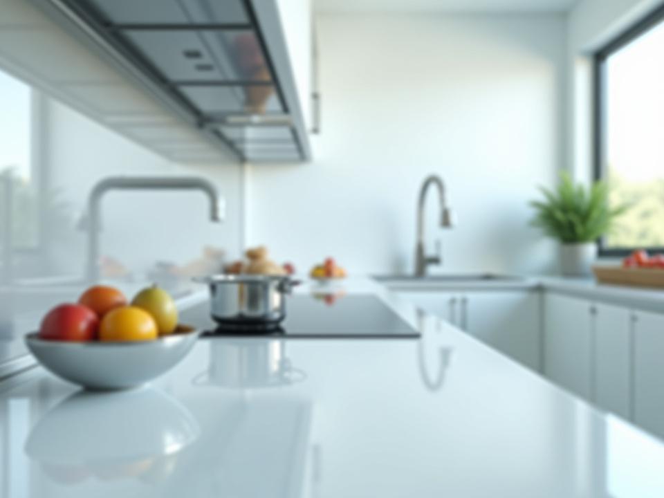 Immaculately clean and sparkling modern kitchen, showcasing Timeless Touch's attention to detail.